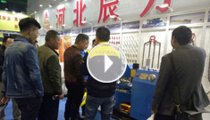河北辰力鋼絲繩壓套機，再次火遍上海展，訂購火爆，競相下單